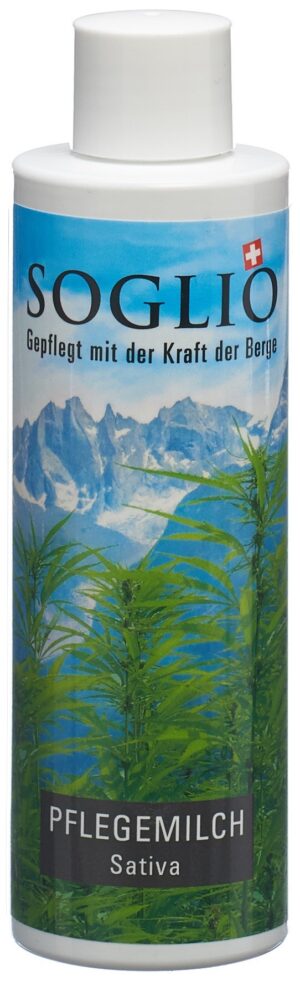 SOGLIO Pflegemilch Sativa                Fl 200 ml