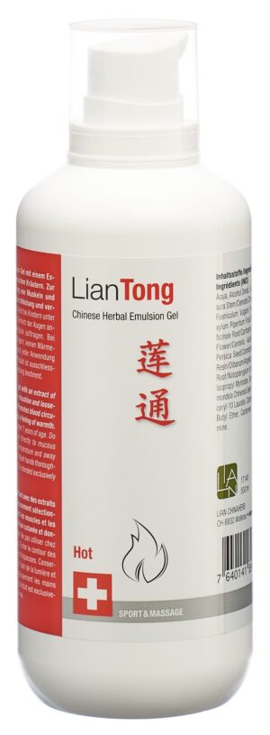LIANTONG Chinese Herbal Emulsion Gel Hot 500 ml