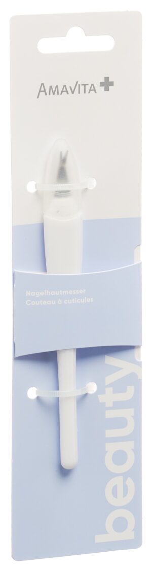 AMAVITA Beauty Nagelhautmesser weiss