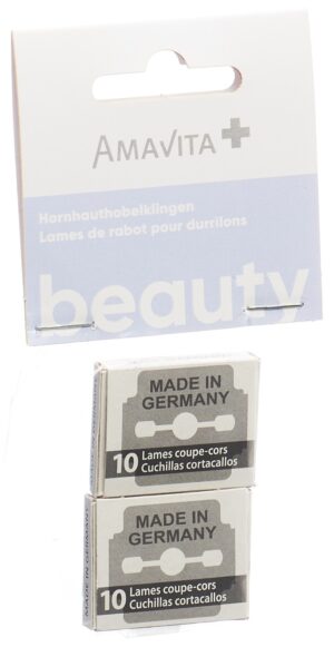 AMAVITA Beauty Hornhauthobelklingen       2 10 Stk