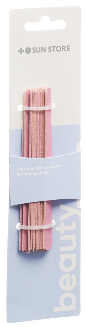 SUN STORE Beauty Kartonnagelfeile 12cm      10 Stk
