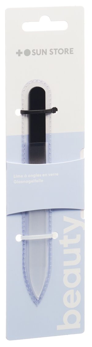 SUN STORE Beauty Glasnagelfeile 14cm schw