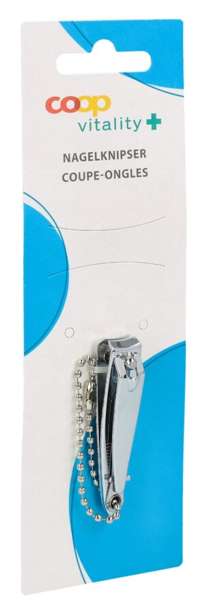 COOP VITALITY Nagelknipser vernickelt mit Kette