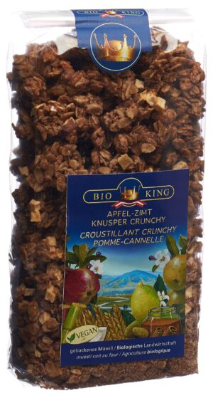 BIOKING Knusper Crunchy Apfel Zimt       Btl 375 g