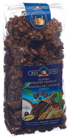 BIOKING Knusper Crunchy Schokolade       Btl 375 g
