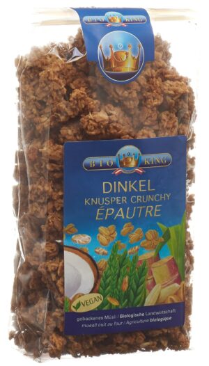 BIOKING Knusper Crunchy Dinkel           Btl 375 g