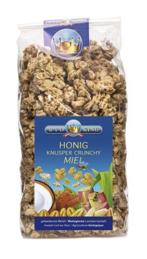 BIOKING Knusper Crunchy Honig            Btl 375 g