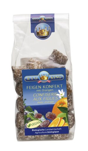 BIOKING Konfekt mit Feige mit Orange Bio     200 g