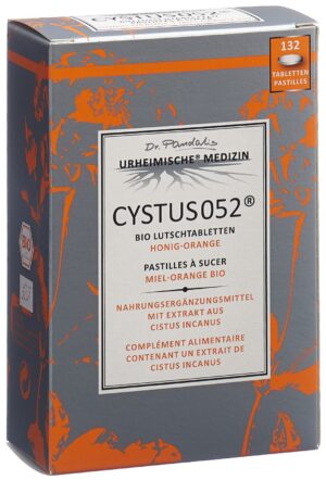 CYSTUS 052 Bio Lutschtabl Honig-Orange     132 Stk