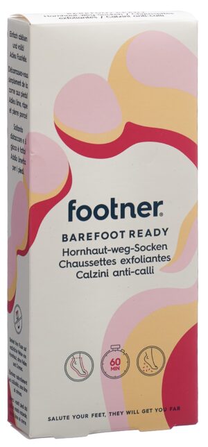 FOOTNER Hornhaut weg Socken Barefoot ready