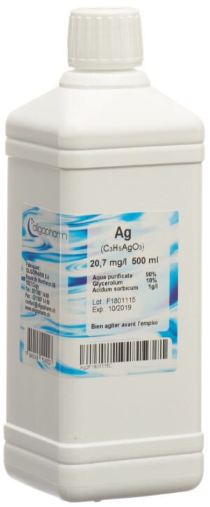 OLIGOPHARM Silber Loes 20.7 mg/l 500 ml