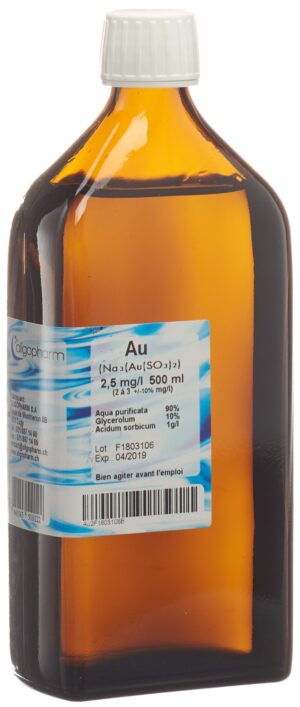 OLIGOPHARM Gold Lös 2.500 mg/l              500 ml