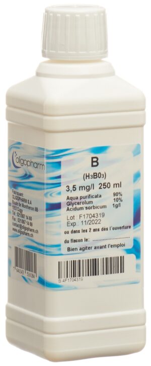 OLIGOPHARM Bor Lös 3.500 mg/l               250 ml