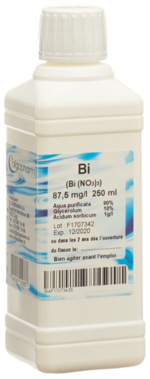 OLIGOPHARM Bismuth Lös 87.500 mg/l          250 ml
