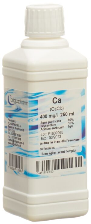 OLIGOPHARM Calcium Lös 400 mg/l             250 ml