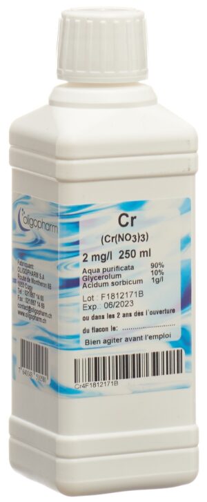OLIGOPHARM Chrom Lös 2 mg/l                 250 ml