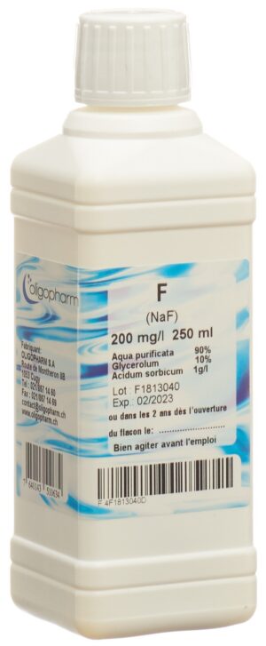 OLIGOPHARM Fluor Lös 200 mg/l               250 ml