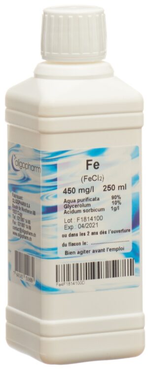 OLIGOPHARM Eisen Lös 450 mg/l               250 ml