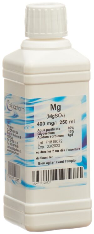 OLIGOPHARM Magnesium Lös 400 mg/l           250 ml