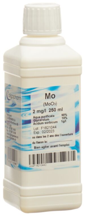 OLIGOPHARM Molybdän Lös 2 mg/l              250 ml