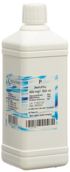 OLIGOPHARM Phosphor Loes 400 mg/l 500 ml
