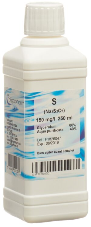 OLIGOPHARM Schwefel Lös 150 mg/l            250 ml