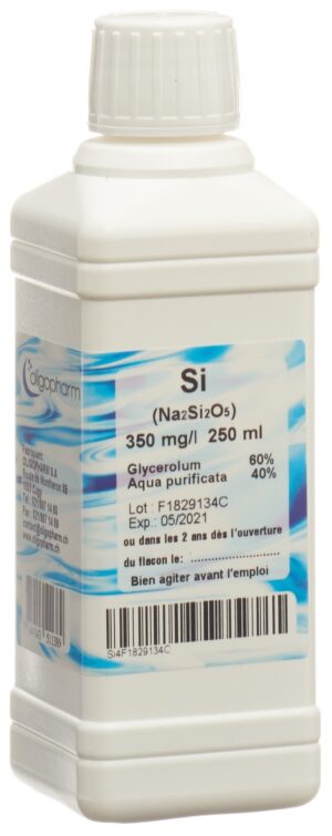 OLIGOPHARM Silicium Lös 350 mg/l            250 ml