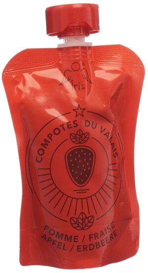 IRIS Kompott Apfel-Erdbeere              Btl 100 g