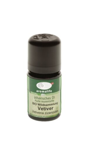 AROMALIFE Vetiver Aeth/Oel 80 % BIO 5 ml