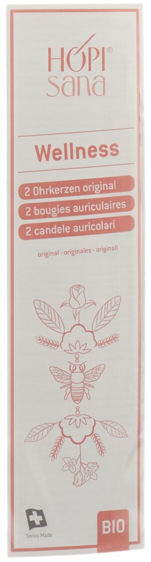 HOPISANA Ohrenkerzen rosa Wellness           2 Stk