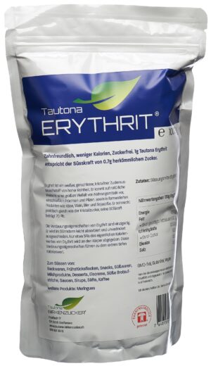 TAUTONA Erythrit Verschlussbeutel             1 kg