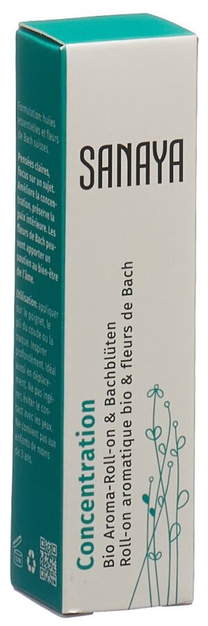 SANAYA Aroma&Bachblüt Roll-on ConcentRoll-on 10 ml