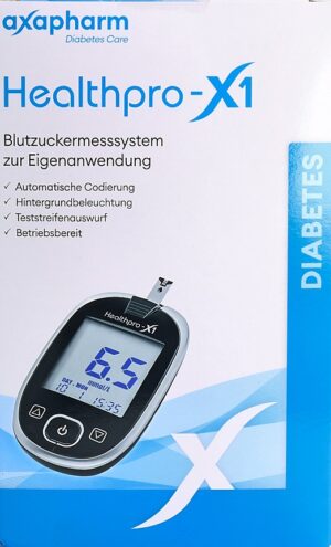 HEALTHPRO-X1 Blutzuckermessgerät