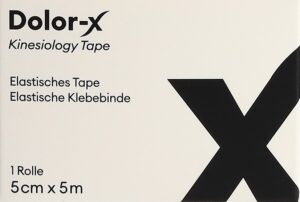DOLOR-X Kinesiology Tape 5cmx5m schwarz