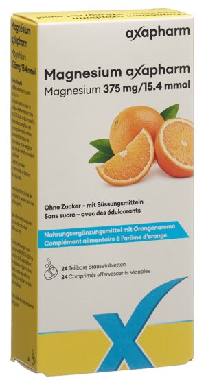 MAGNESIUM AXAPHARM Brausetabl 375 mg        24 Stk