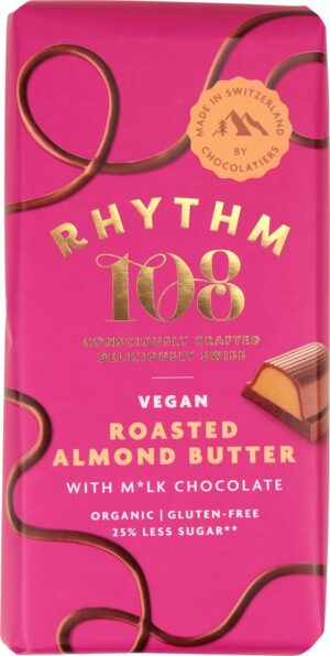 RHYTHM108 Roasted Almond Butter Chocola      100 g