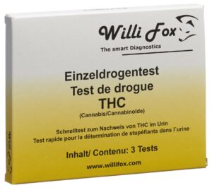 WILLI FOX Drogentest THC einzel Urin         3 Stk