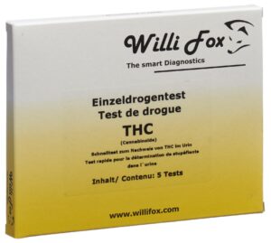 WILLI FOX Drogentest THC einzel Urin 5 Stk