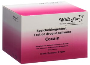 WILLI FOX Drogentest Cocain Speichel 3 Stk