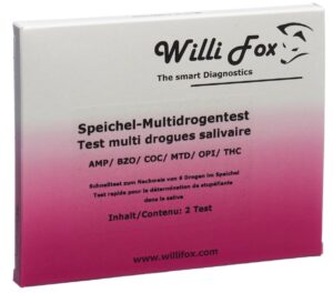 WILLI FOX Drogentest Multi 6 Drogen Speich 2 Stk