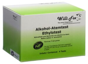 WILLI FOX Alkoholtester 4 Stk