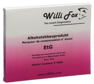 WILLI FOX Alkoholabbauprodukt EtG Urin 3 Stk