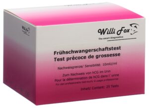 WILLI FOX Frühschwangerschaftstest Urin     25 Stk