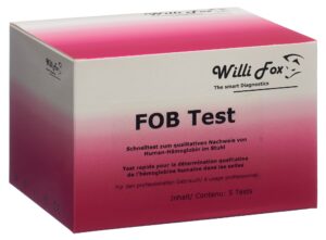 WILLI FOX FOB Test (occul Hämoglo im Stuhl)  5 Stk