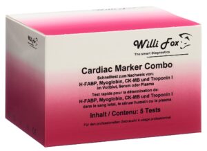 WILLI FOX Cardiac Mar TroI Myo H-FABP CK-MB 5 Stk