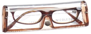 NICOLE DIEM Lesebrille 1.00dpt Cannes braun