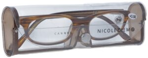 NICOLE DIEM Lesebrille 3.50dpt Cannes buffalo