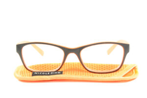 NICOLE DIEM Lesebrille 3.00dpt Nic oran-blk