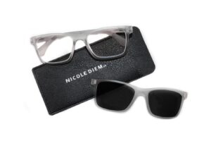 NICOLE DIEM Lesebrille 2.00dpt Fo Clip BB hellgrau