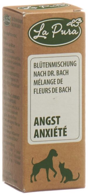 LAPURA Bachblütenmischung Angst Glob vet      15 g